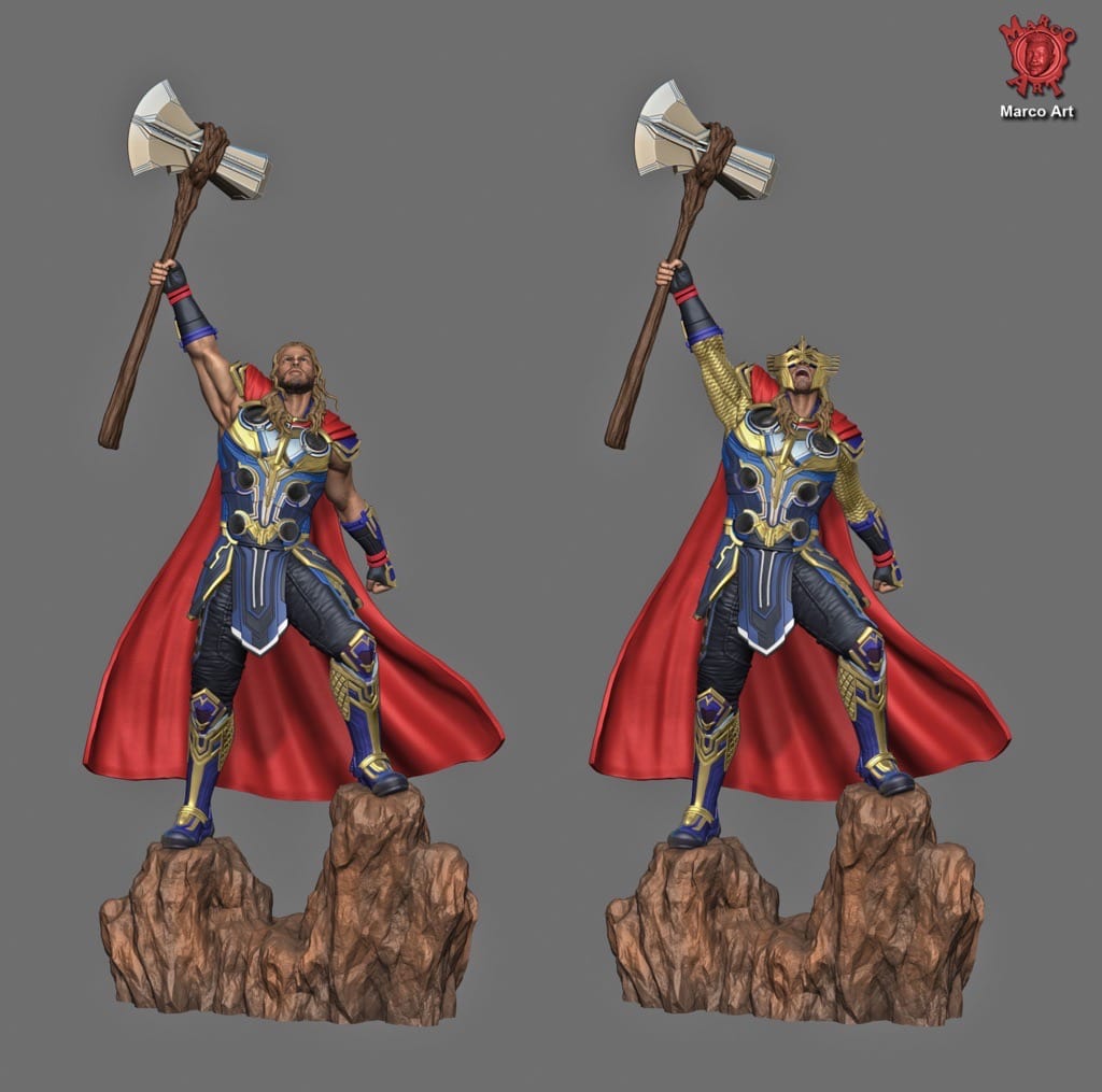 P站图纸印象馆 Marco Art 漫威 雷神托尔和简·福斯特 Marco Art 漫威 雷神托尔和简·福斯特