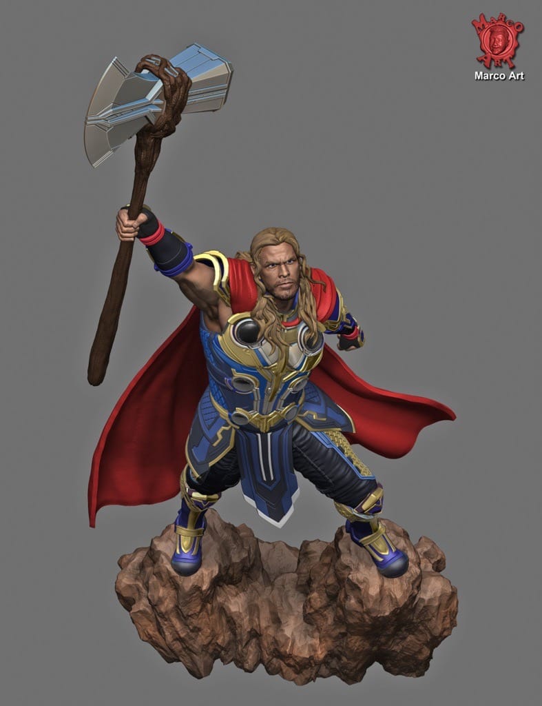 P站图纸印象馆 Marco Art 漫威 雷神托尔和简·福斯特 Marco Art 漫威 雷神托尔和简·福斯特