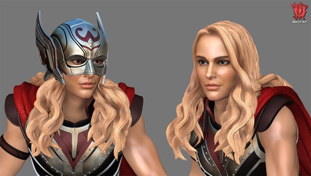 P站图纸印象馆 Marco Art 漫威 雷神托尔和简·福斯特 Marco Art 漫威 雷神托尔和简·福斯特