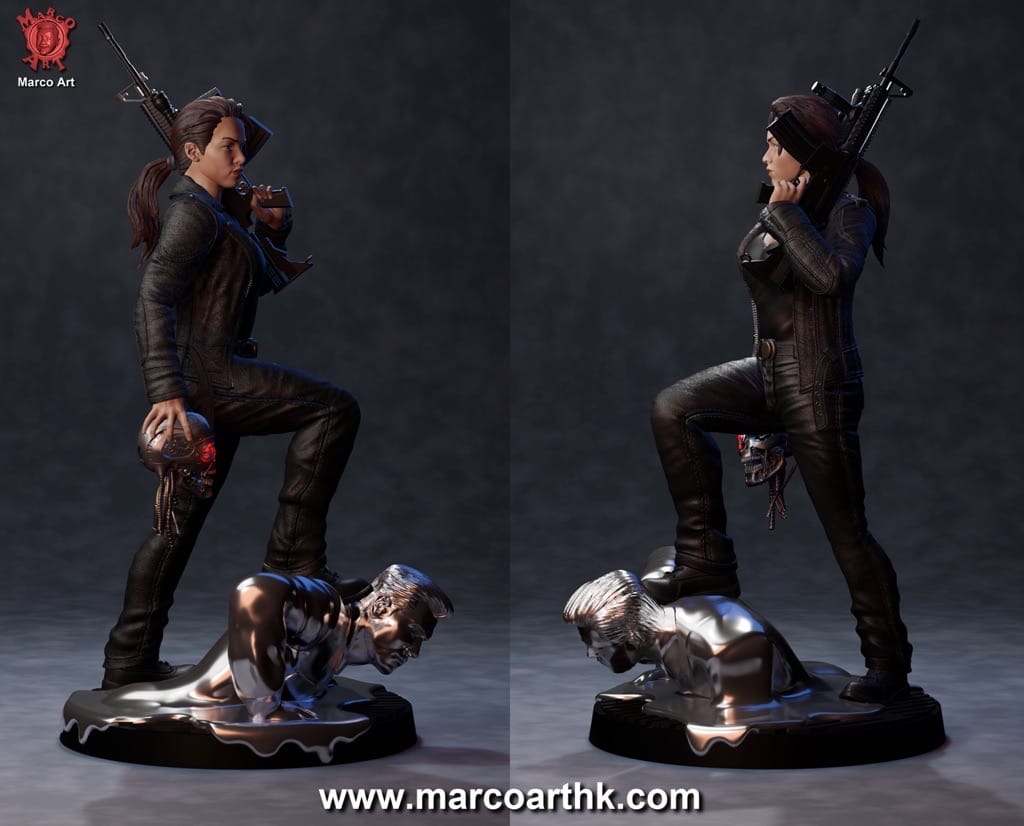 P站图纸印象馆 Marco Art 终结者 莎拉·康纳 Marco Art 终结者 莎拉·康纳