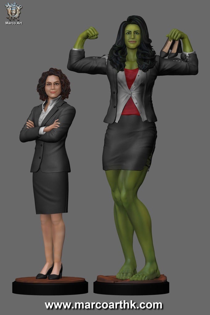 P站图纸印象馆 Marco Art 漫威 女绿巨人 Marco Art 漫威 女绿巨人