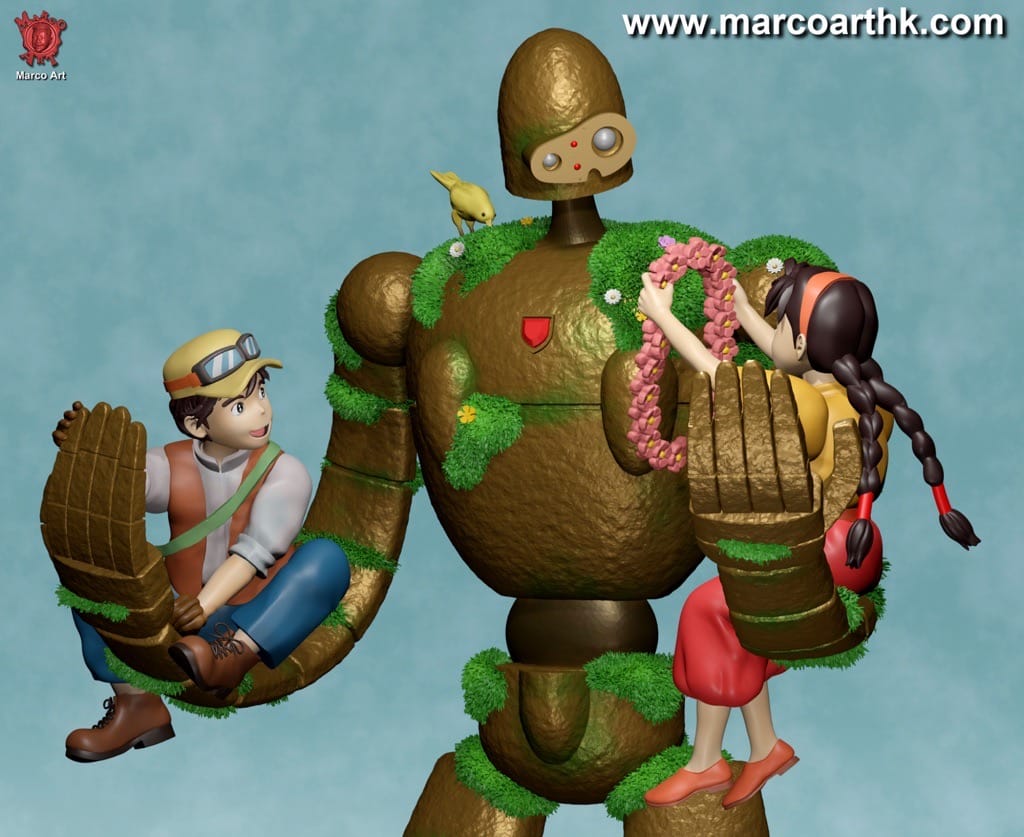 P站图纸印象馆 Marco Art 天空之城 Marco Art 天空之城