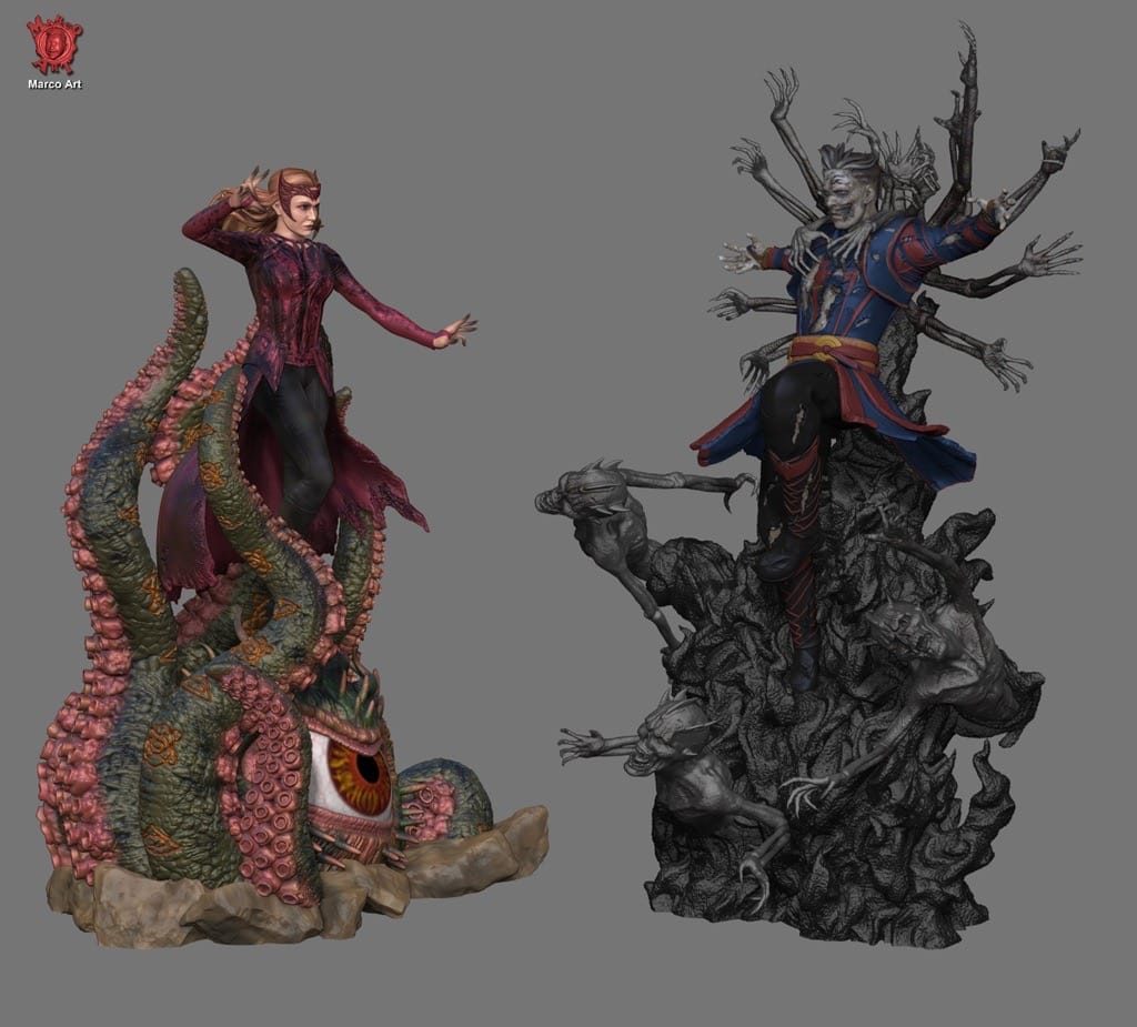 P站图纸印象馆 Marco Art 漫威 绯红女巫 Marco Art 漫威 绯红女巫