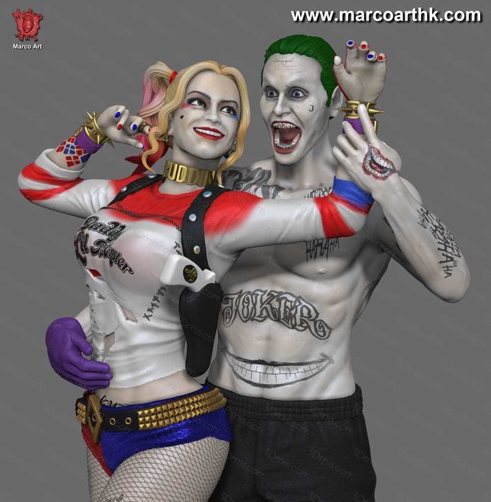 P站图纸印象馆 Marco Art DC漫画 小丑和小丑女 Marco Art DC漫画 小丑和小丑女