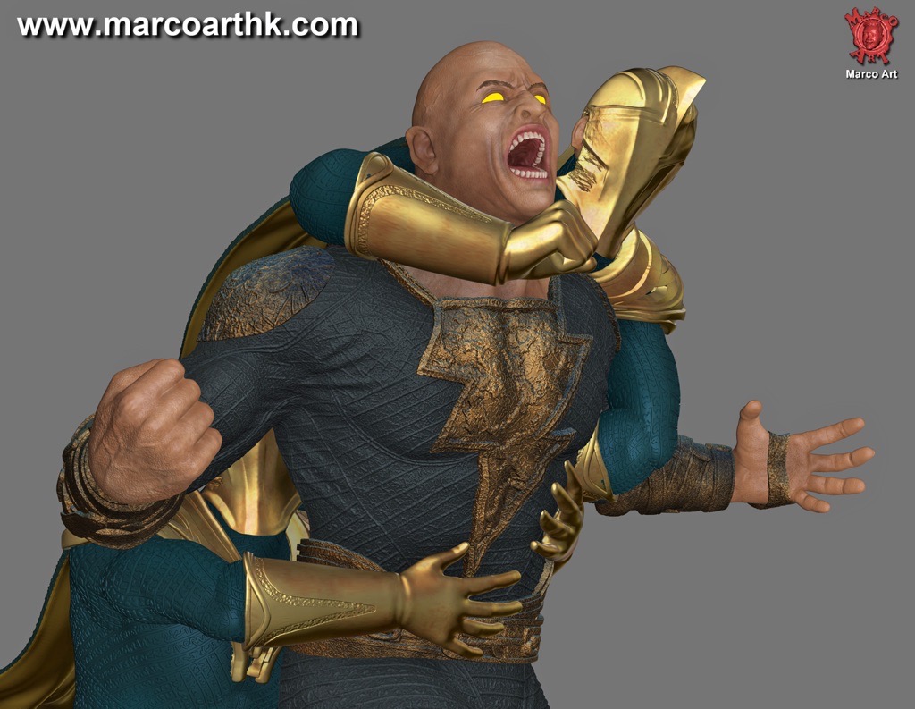 P站图纸印象馆 Marco Art DC漫画 黑亚当和命运博士 Marco Art DC漫画 黑亚当和命运博士