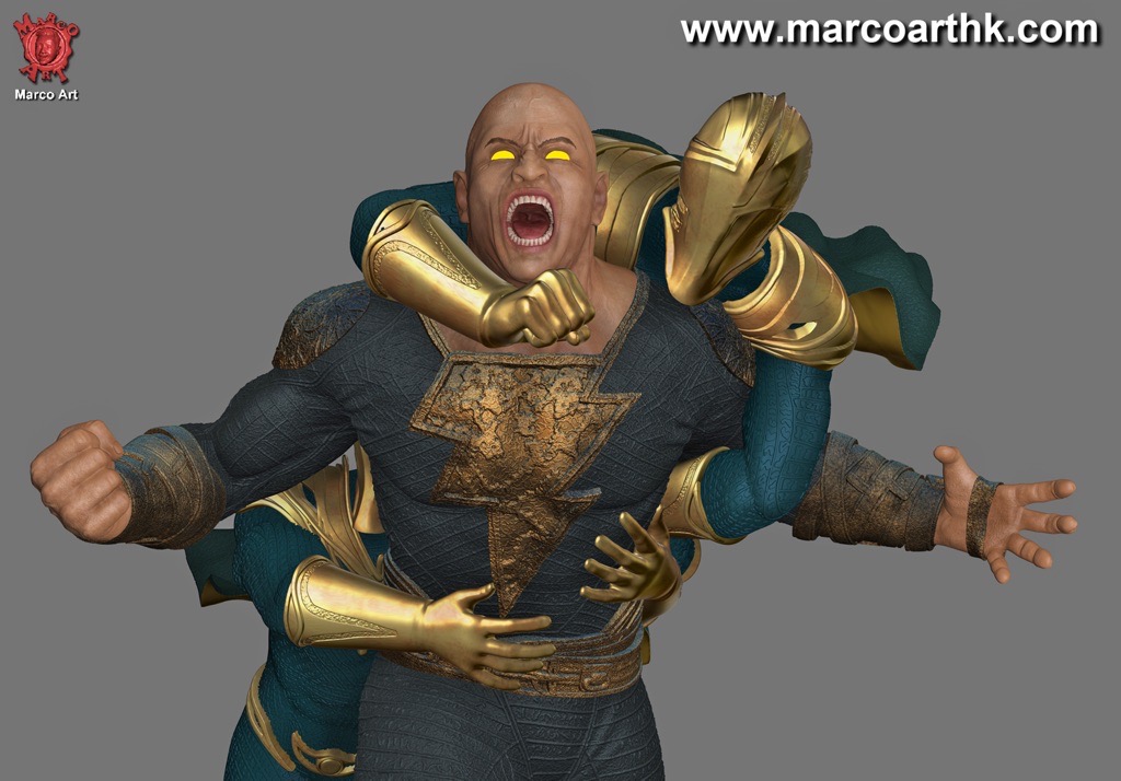 P站图纸印象馆 Marco Art DC漫画 黑亚当和命运博士 Marco Art DC漫画 黑亚当和命运博士