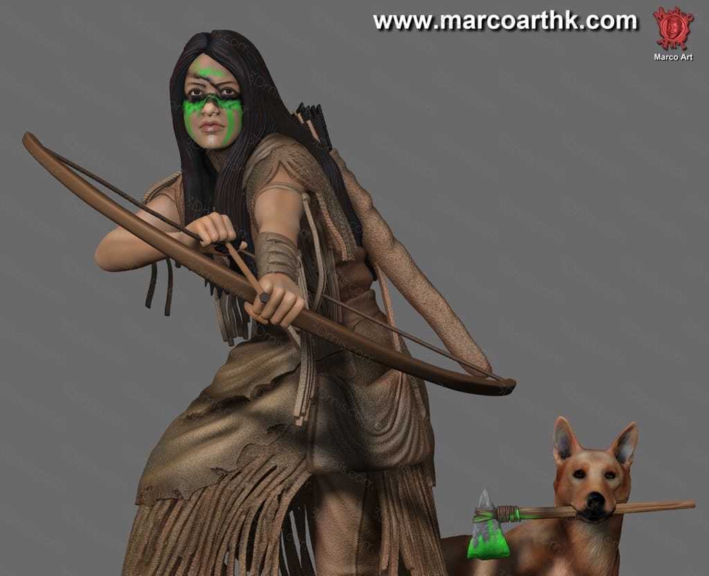 P站图纸印象馆 Marco Art 铁血战士 娜茹 Marco Art 铁血战士 娜茹