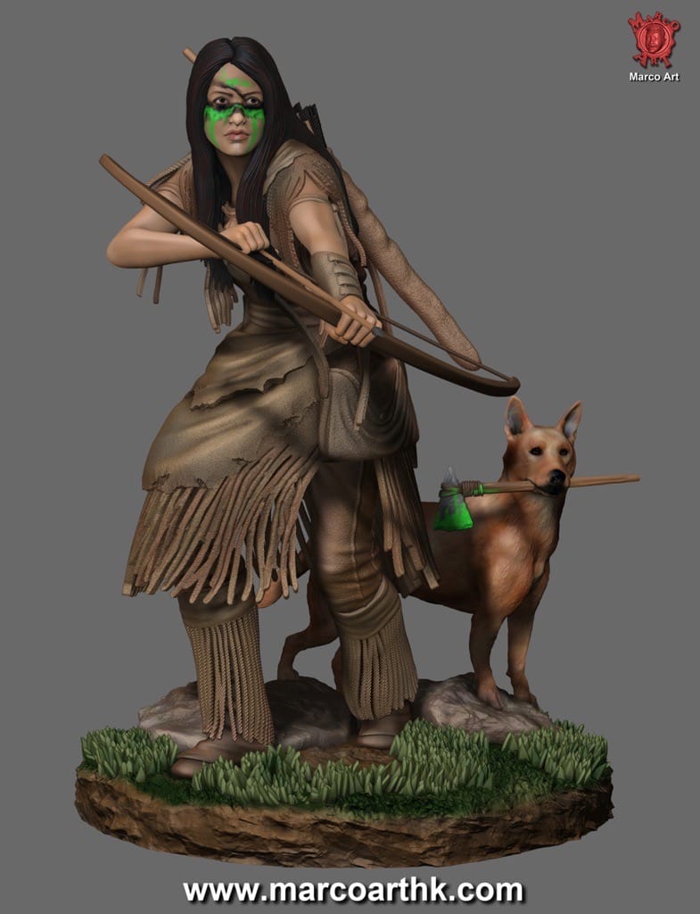 P站图纸印象馆 Marco Art 铁血战士 娜茹 Marco Art 铁血战士 娜茹