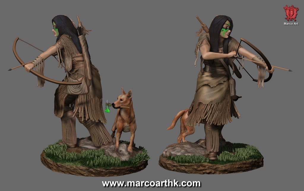 P站图纸印象馆 Marco Art 铁血战士 娜茹 Marco Art 铁血战士 娜茹