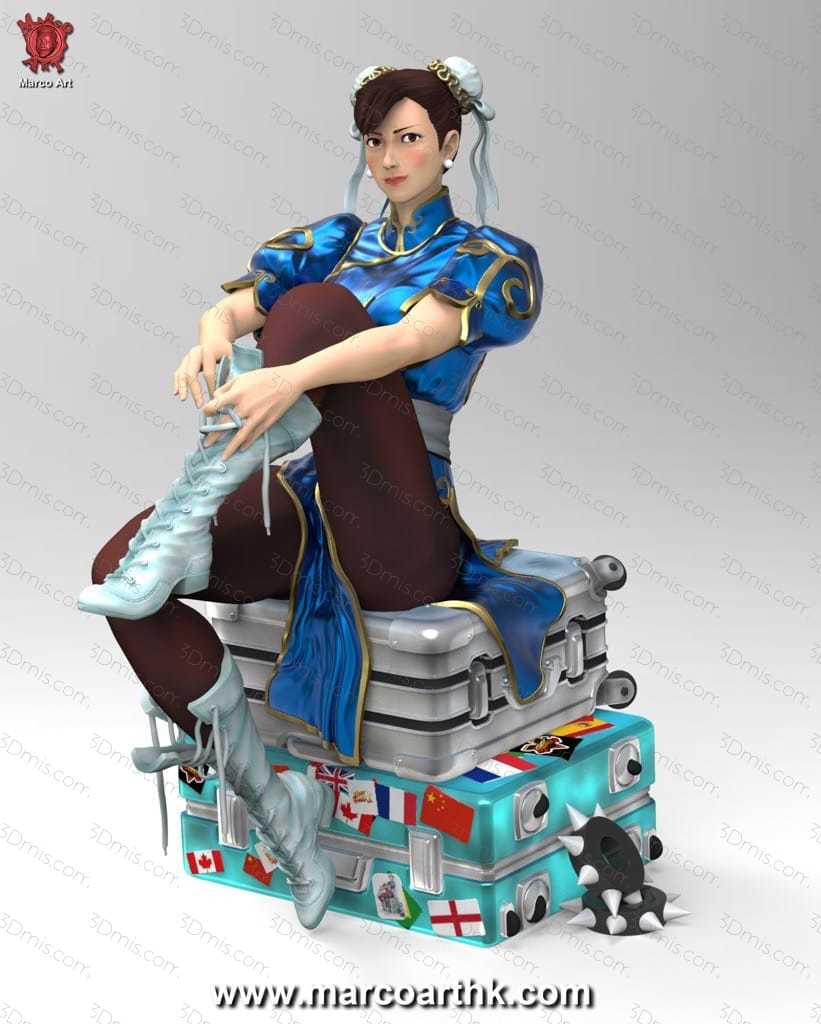 P站图纸印象馆 Marco Art 街头霸王 春丽 Marco Art 街头霸王 春丽