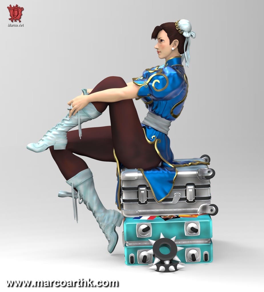 P站图纸印象馆 Marco Art 街头霸王 春丽 Marco Art 街头霸王 春丽