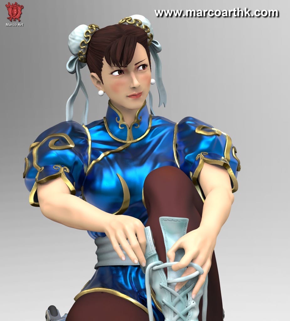 P站图纸印象馆 Marco Art 街头霸王 春丽 Marco Art 街头霸王 春丽