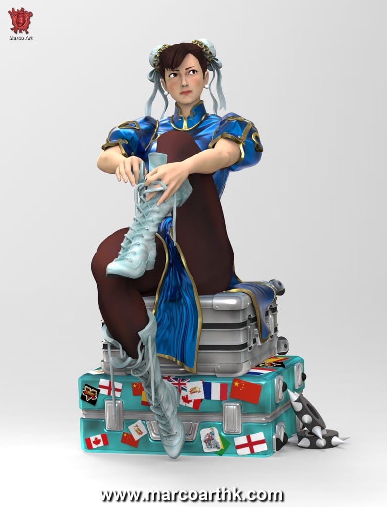 P站图纸印象馆 Marco Art 街头霸王 春丽 Marco Art 街头霸王 春丽