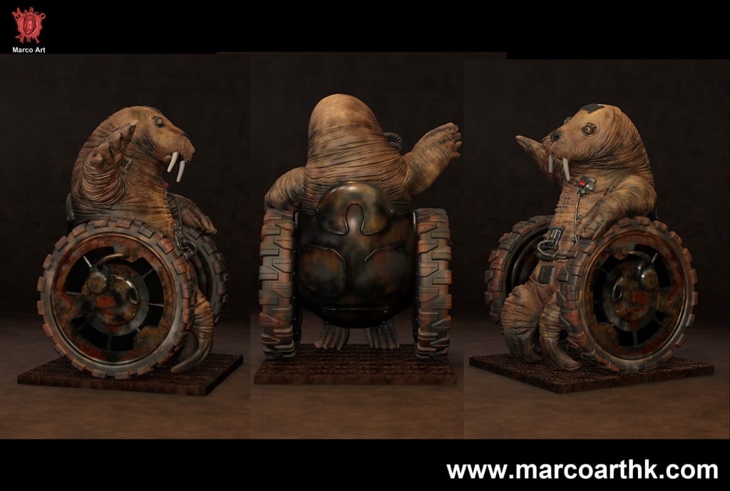 P站图纸印象馆 Marco Art 漫威 水獭莱拉和海象大牙 Marco Art 漫威 水獭莱拉和海象大牙