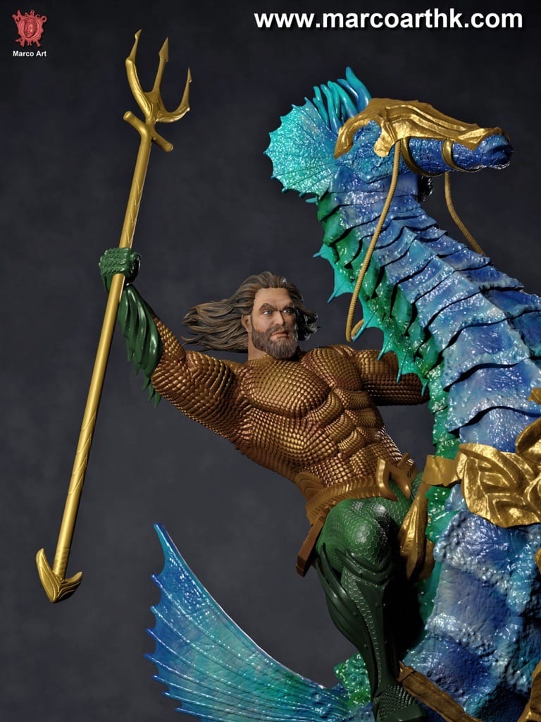 P站图纸印象馆 Marco Art DC漫画 海王 Marco Art DC漫画 海王