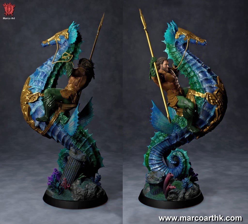 P站图纸印象馆 Marco Art DC漫画 海王 Marco Art DC漫画 海王