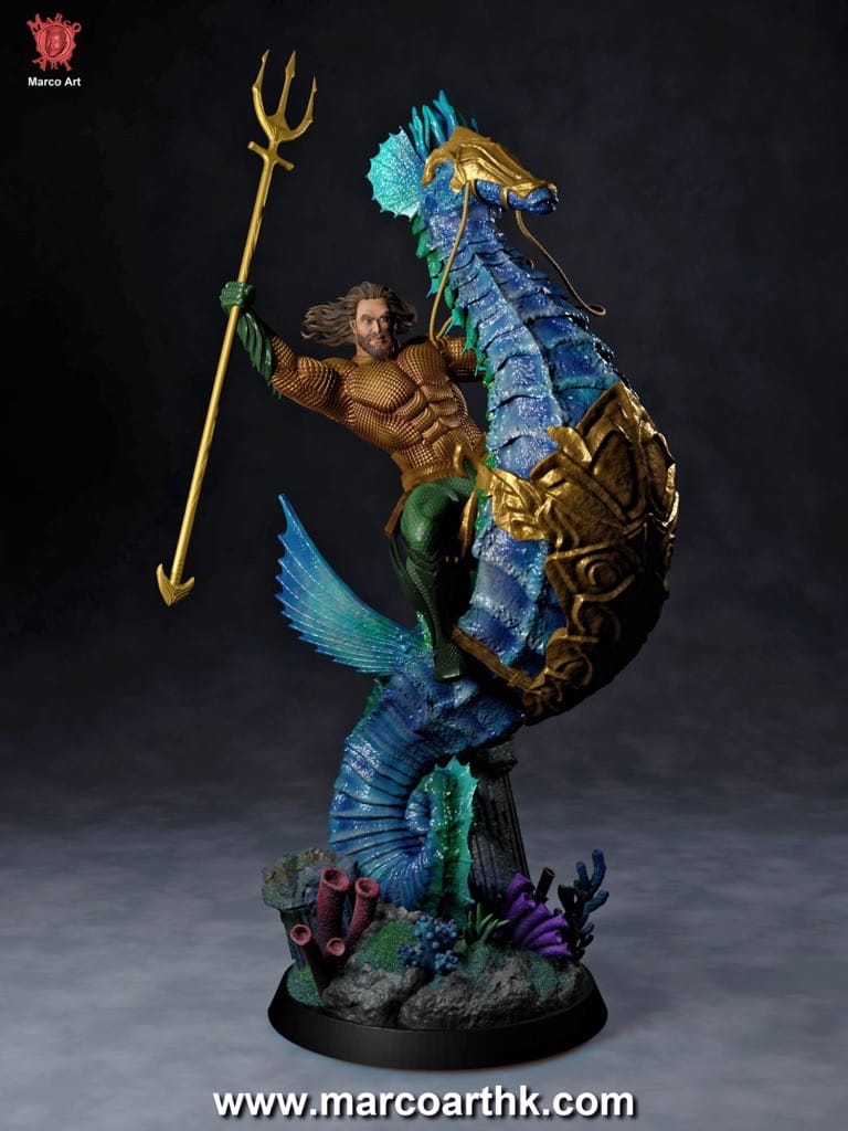 P站图纸印象馆 Marco Art DC漫画 海王 Marco Art DC漫画 海王