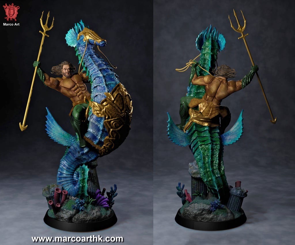 P站图纸印象馆 Marco Art DC漫画 海王 Marco Art DC漫画 海王