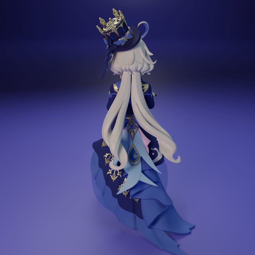 P站图纸印象馆 FunserviceSTL 原神 芙宁娜 FunserviceSTL 原神 芙宁娜