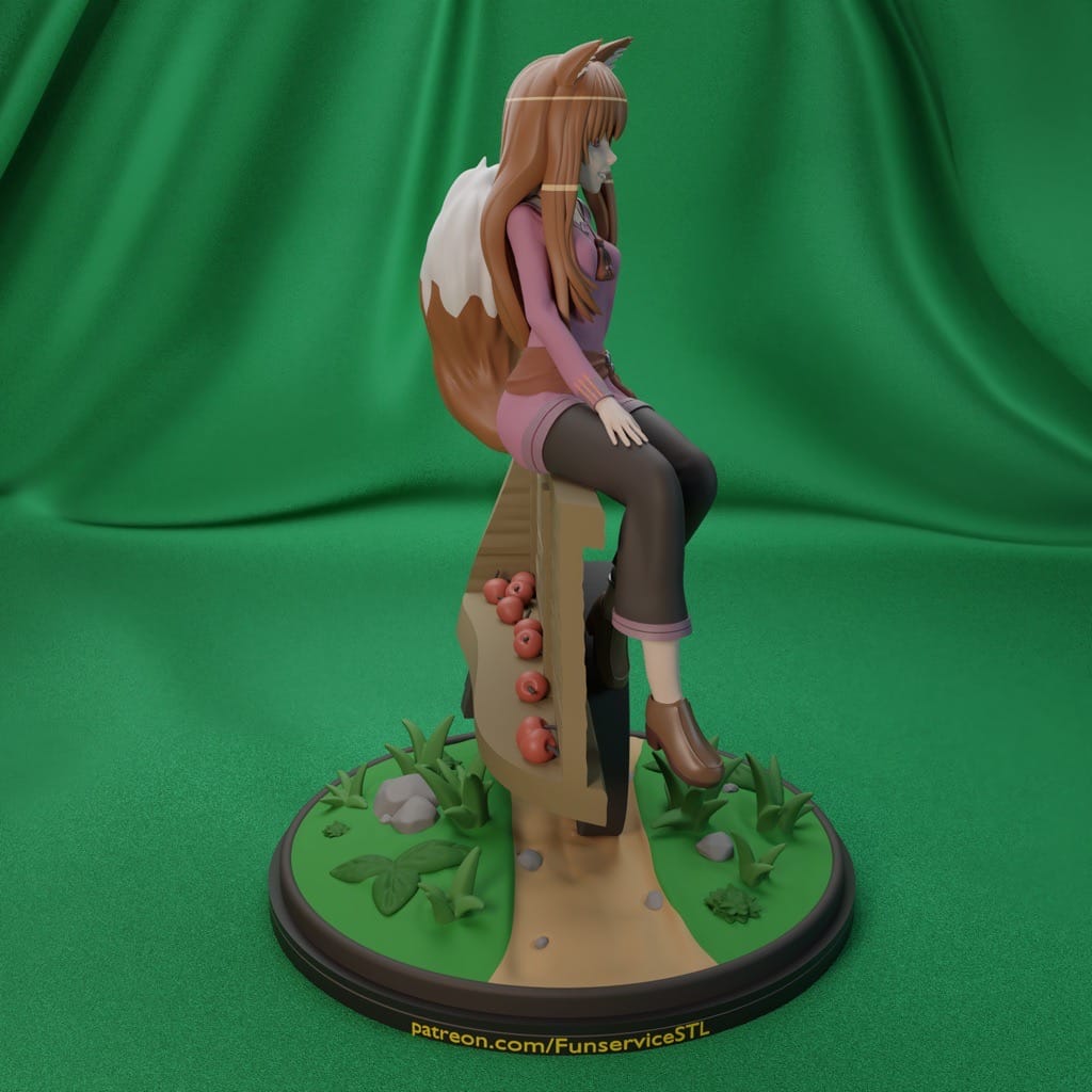 P站图纸印象馆 FunserviceSTL 狼与香辛料 赫萝 FunserviceSTL 狼与香辛料 赫萝