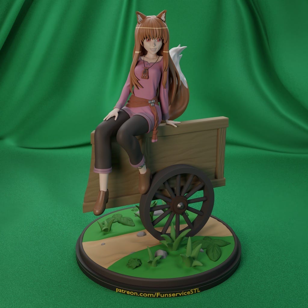 P站图纸印象馆 FunserviceSTL 狼与香辛料 赫萝 FunserviceSTL 狼与香辛料 赫萝