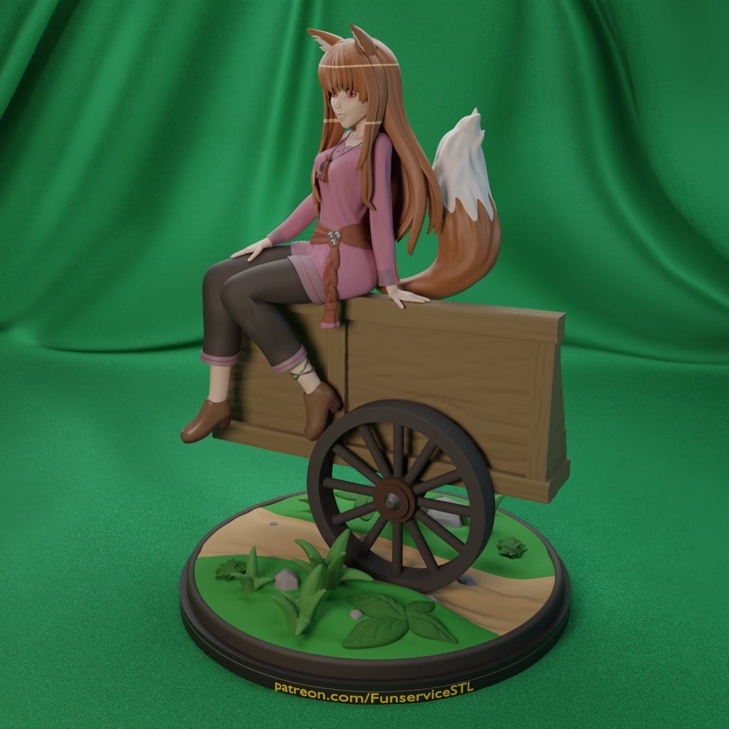 P站图纸印象馆 FunserviceSTL 狼与香辛料 赫萝 FunserviceSTL 狼与香辛料 赫萝