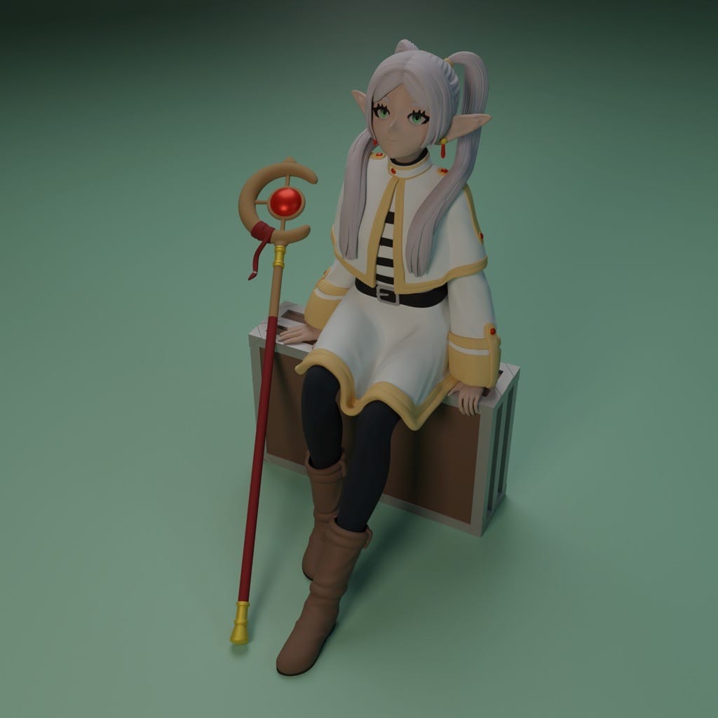 P站图纸印象馆 FunserviceSTL 葬送的芙莉莲 芙莉莲 FunserviceSTL 葬送的芙莉莲 芙莉莲