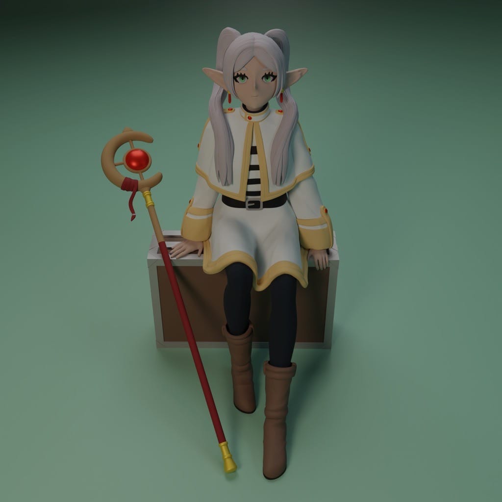 P站图纸印象馆 FunserviceSTL 葬送的芙莉莲 芙莉莲 FunserviceSTL 葬送的芙莉莲 芙莉莲