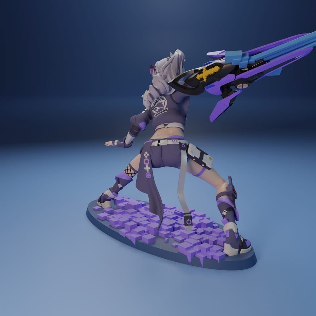 P站图纸印象馆 FunserviceSTL 崩坏:星穹铁道 银狼 FunserviceSTL 崩坏:星穹铁道 银狼