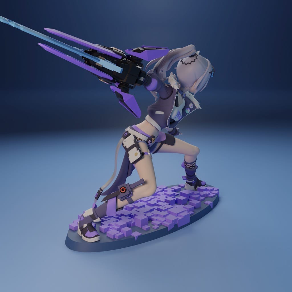 P站图纸印象馆 FunserviceSTL 崩坏:星穹铁道 银狼 FunserviceSTL 崩坏:星穹铁道 银狼