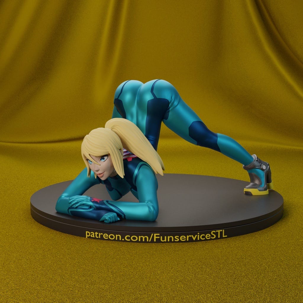 P站图纸印象馆 FunserviceSTL 银河战士 萨姆斯·阿兰 FunserviceSTL 银河战士 萨姆斯·阿兰