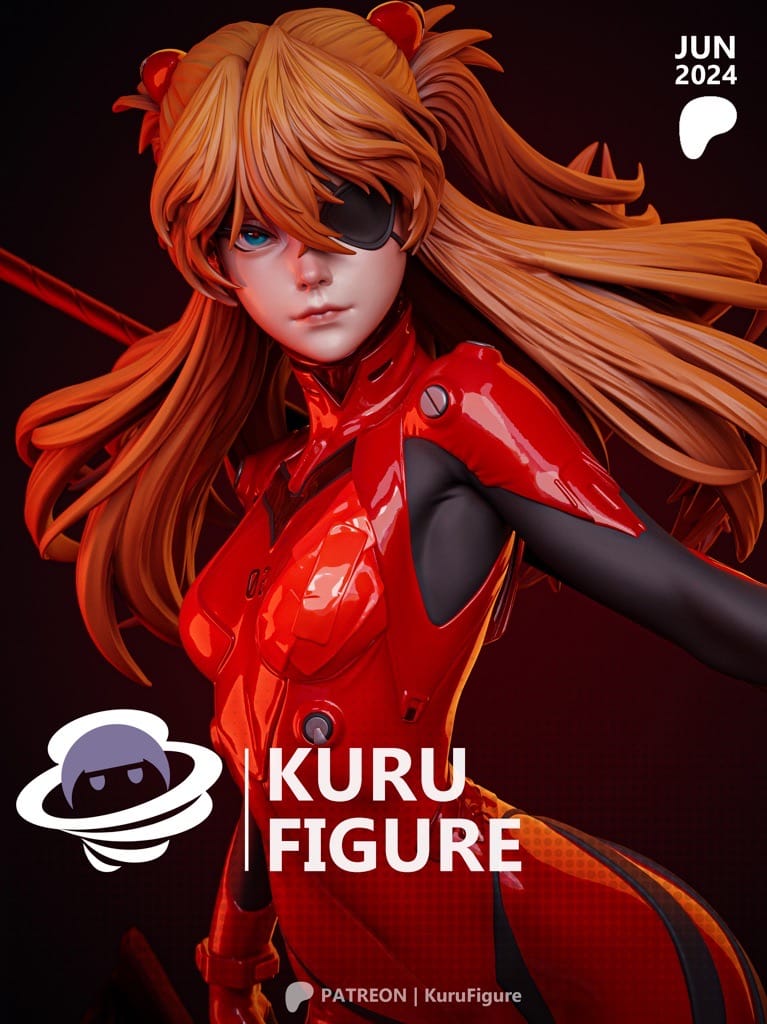 P站图纸印象馆 Kuru Figure 新世纪福音战士 明日香 Kuru Figure 新世纪福音战士 明日香