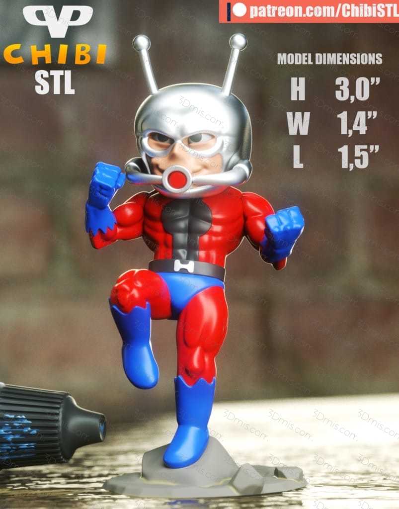 Chibi STL 漫威 蚁人