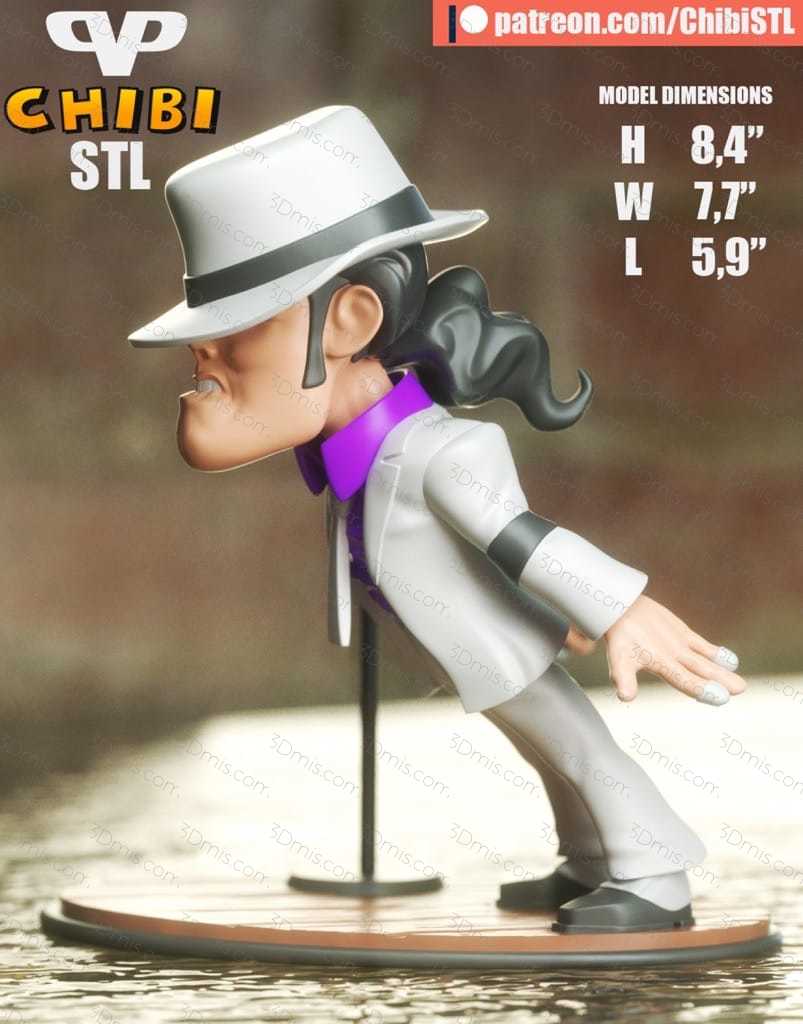 Chibi STL 迈克尔·杰克逊