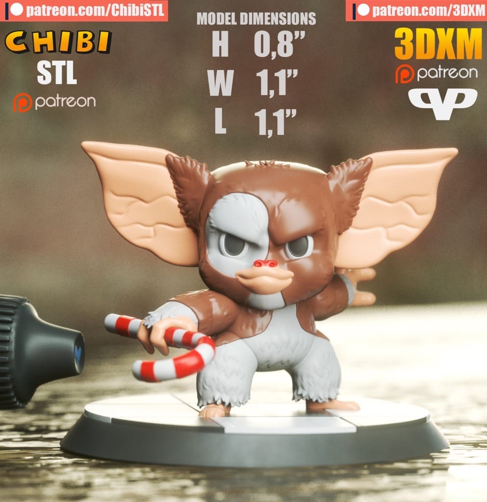 P站图纸印象馆 Chibi STL 小魔怪 Chibi STL 小魔怪