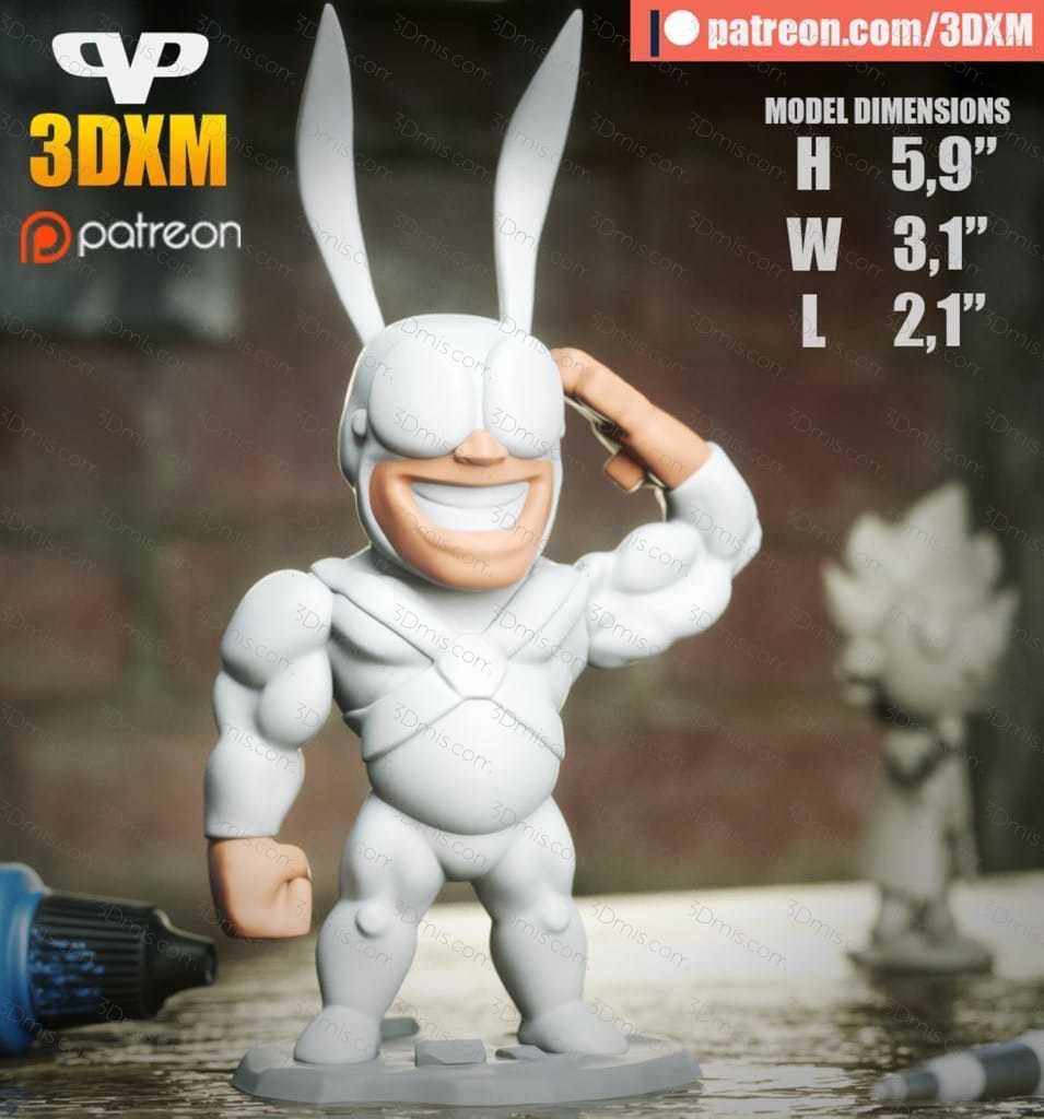 P站图纸印象馆 Chibi STL 超级蜱人 Chibi STL 超级蜱人