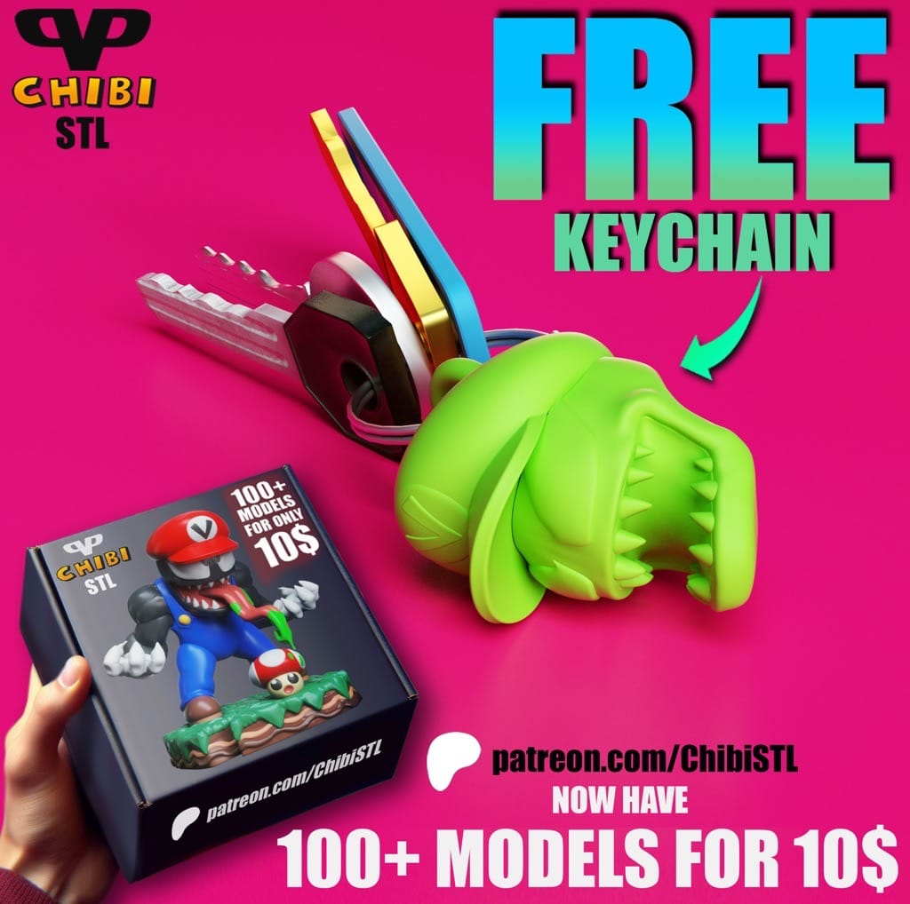 P站图纸印象馆 Chibi STL 超级马里奥 Chibi STL 超级马里奥