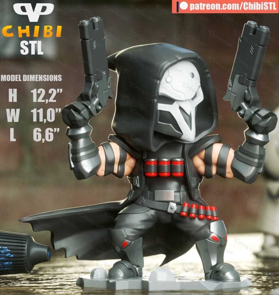 Chibi STL 守望先锋 死神