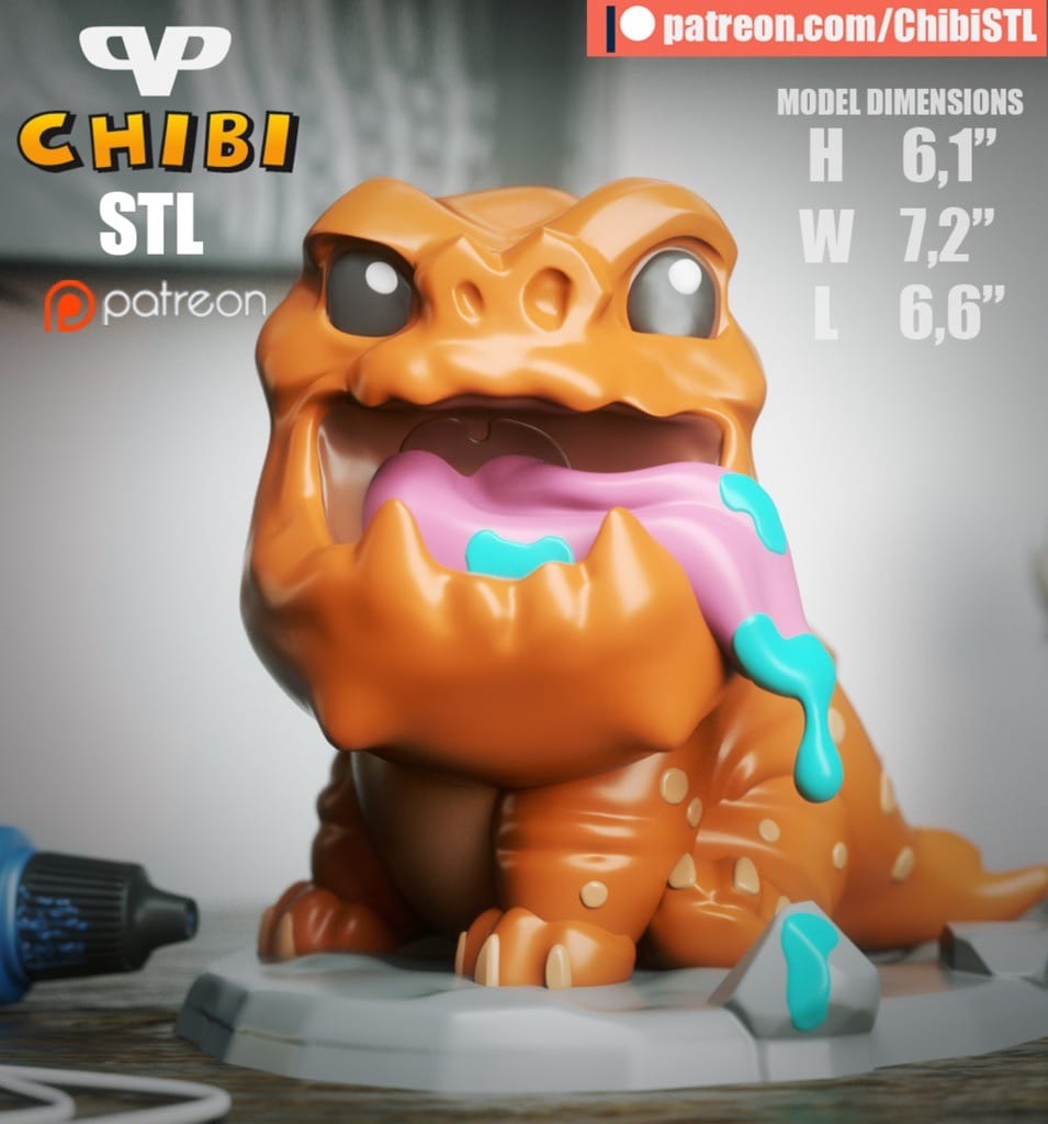 P站图纸印象馆 Chibi STL 星球大战 兰苛 Chibi STL 星球大战 兰苛