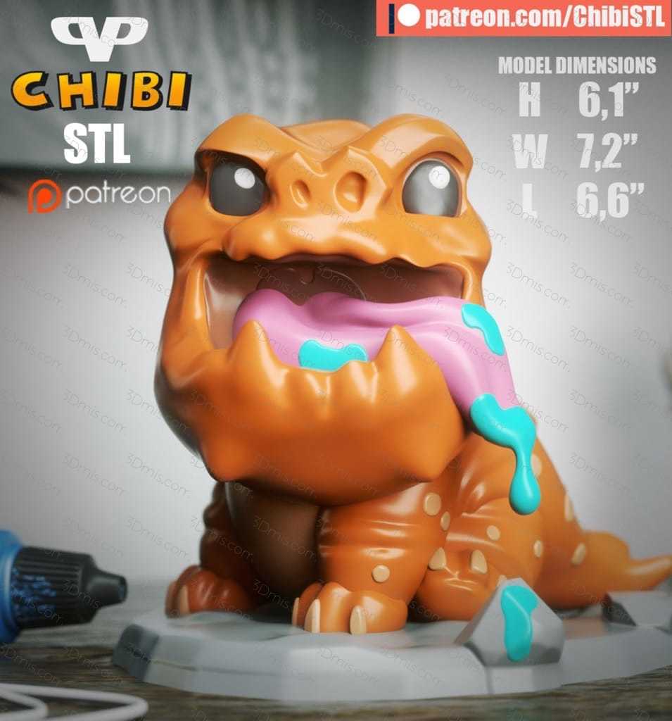 P站图纸印象馆 Chibi STL 星球大战 兰苛 Chibi STL 星球大战 兰苛