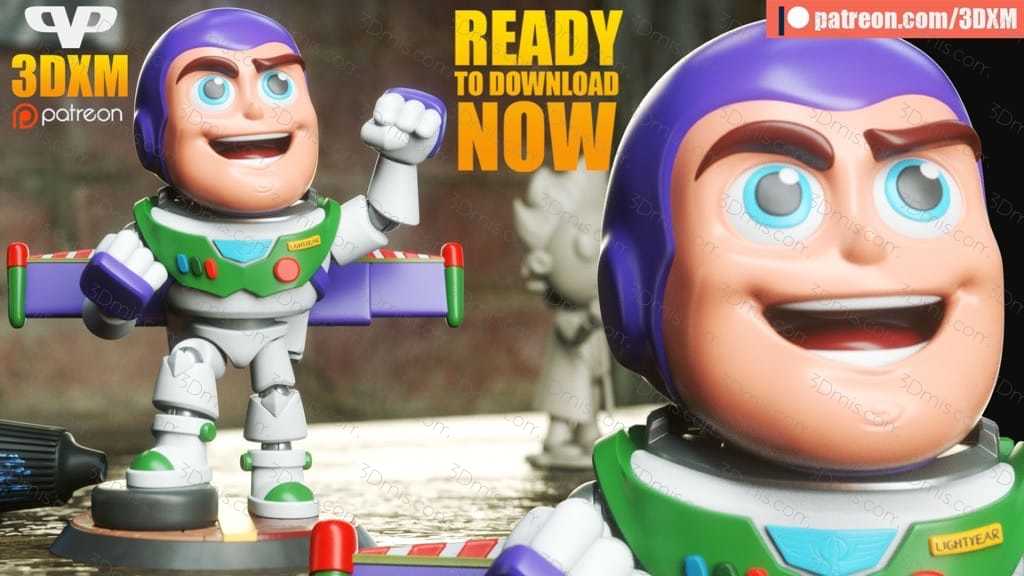 Chibi STL 玩具总动员 巴斯光年