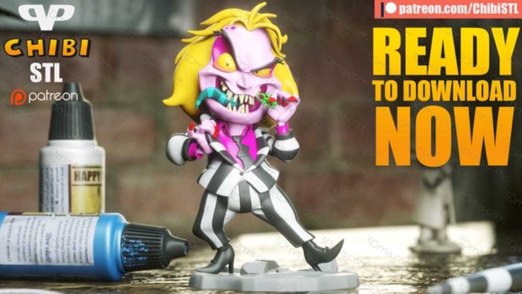 P站图纸印象馆 Chibi STL 甲壳虫汁 Chibi STL 甲壳虫汁