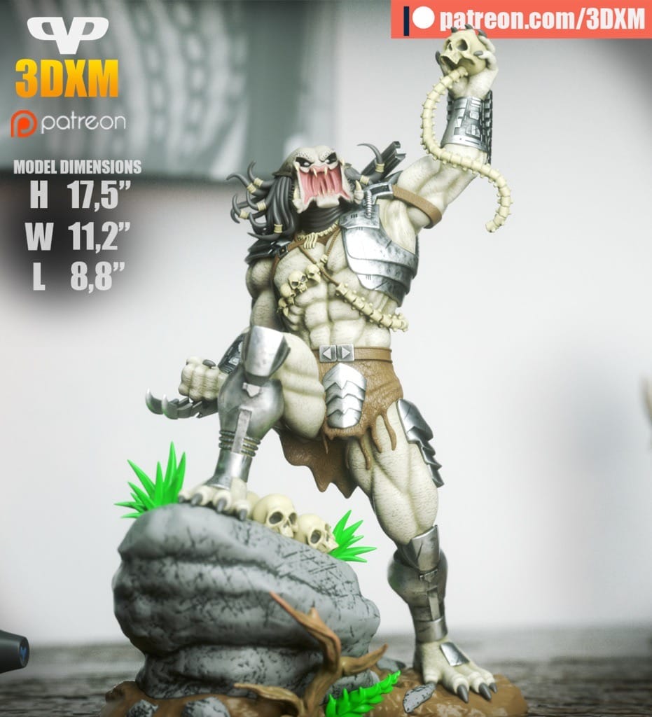 P站图纸印象馆 Chibi STL 铁血战士 Chibi STL 铁血战士