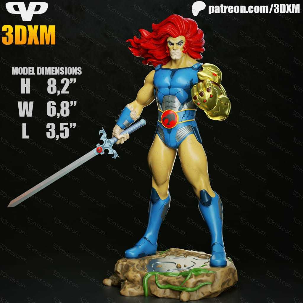 Chibi STL 霹雳猫 狮猫