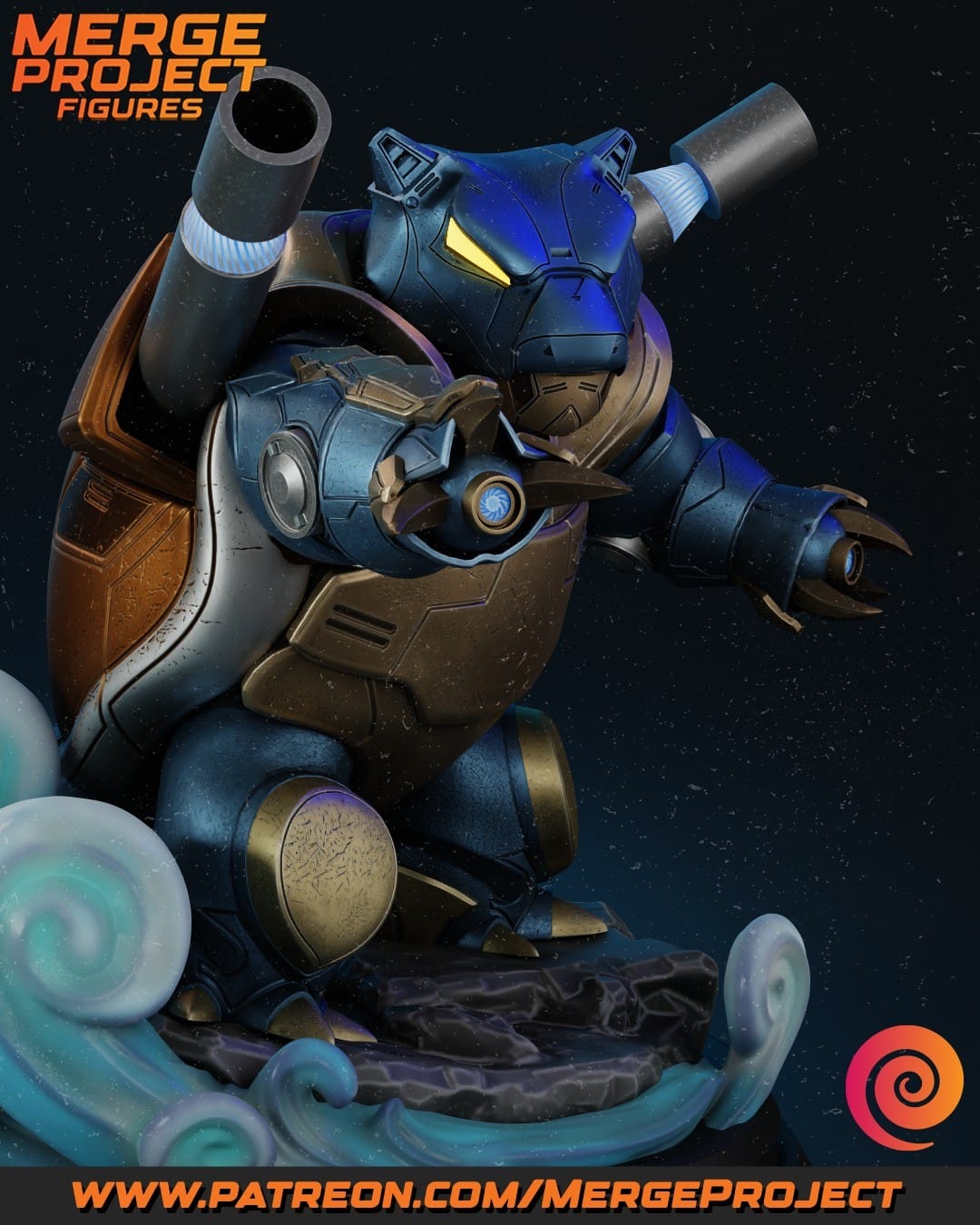 P站图纸印象馆 MPF 精灵宝可梦 水箭龟 MPF 精灵宝可梦 水箭龟