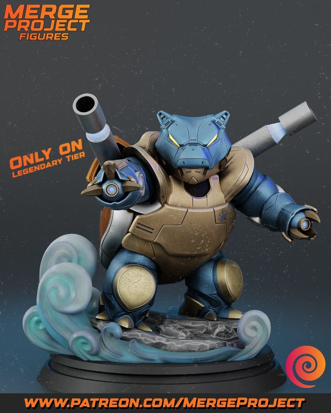 P站图纸印象馆 MPF 精灵宝可梦 水箭龟 MPF 精灵宝可梦 水箭龟