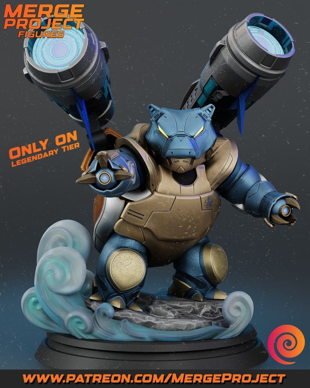 P站图纸印象馆 MPF 精灵宝可梦 水箭龟 MPF 精灵宝可梦 水箭龟