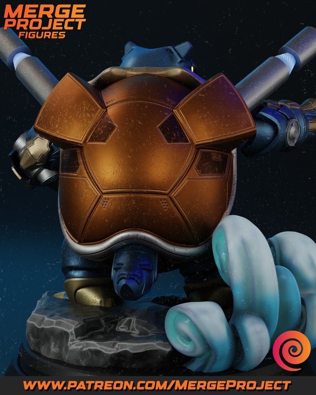 P站图纸印象馆 MPF 精灵宝可梦 水箭龟 MPF 精灵宝可梦 水箭龟