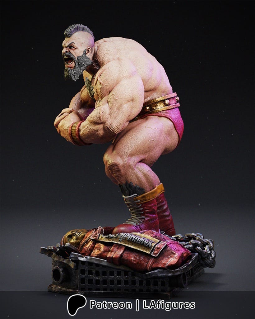 P站图纸印象馆 L.A Figures 街头霸王 桑吉尔夫 L.A Figures 街头霸王 桑吉尔夫