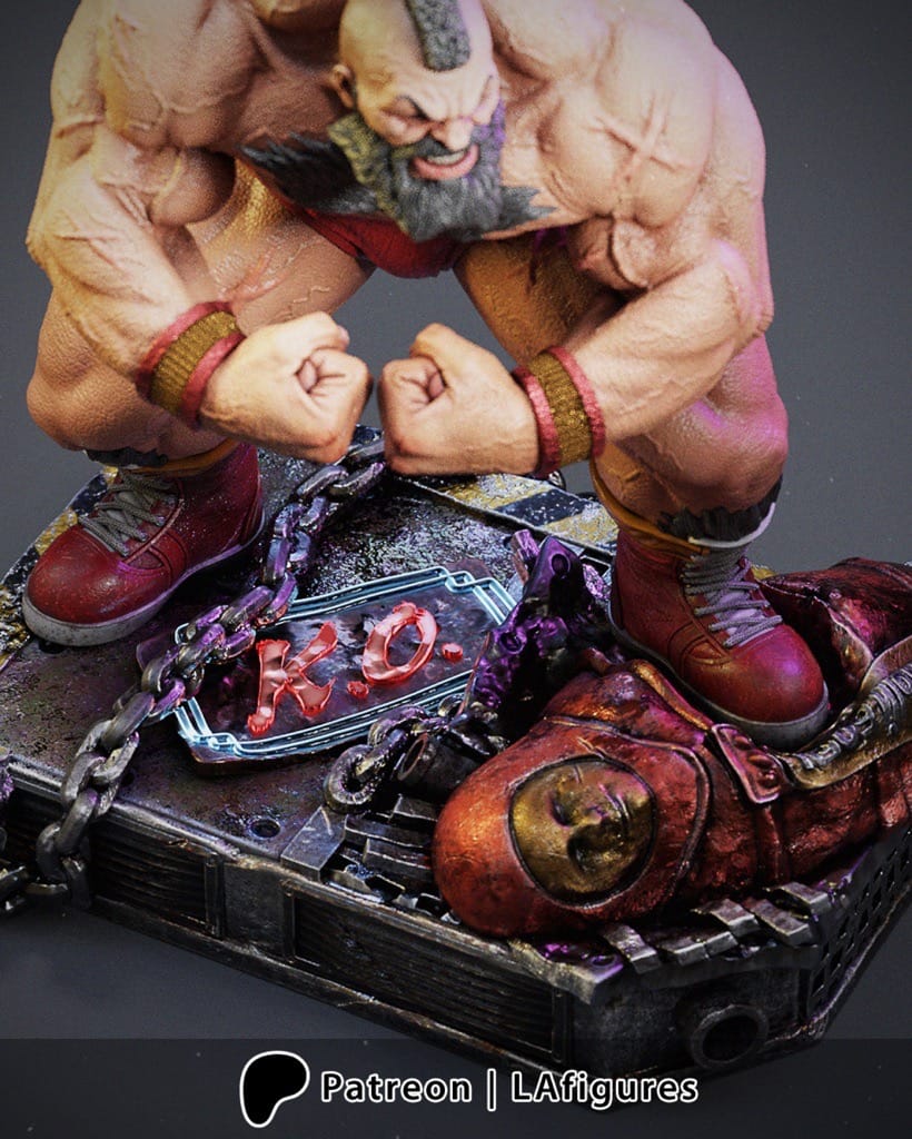 P站图纸印象馆 L.A Figures 街头霸王 桑吉尔夫 L.A Figures 街头霸王 桑吉尔夫